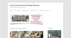 Desktop Screenshot of larsoncreekfarm.com