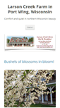 Mobile Screenshot of larsoncreekfarm.com